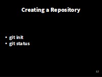 Creating a Repository