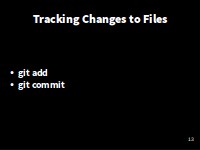 Tracking changes to files