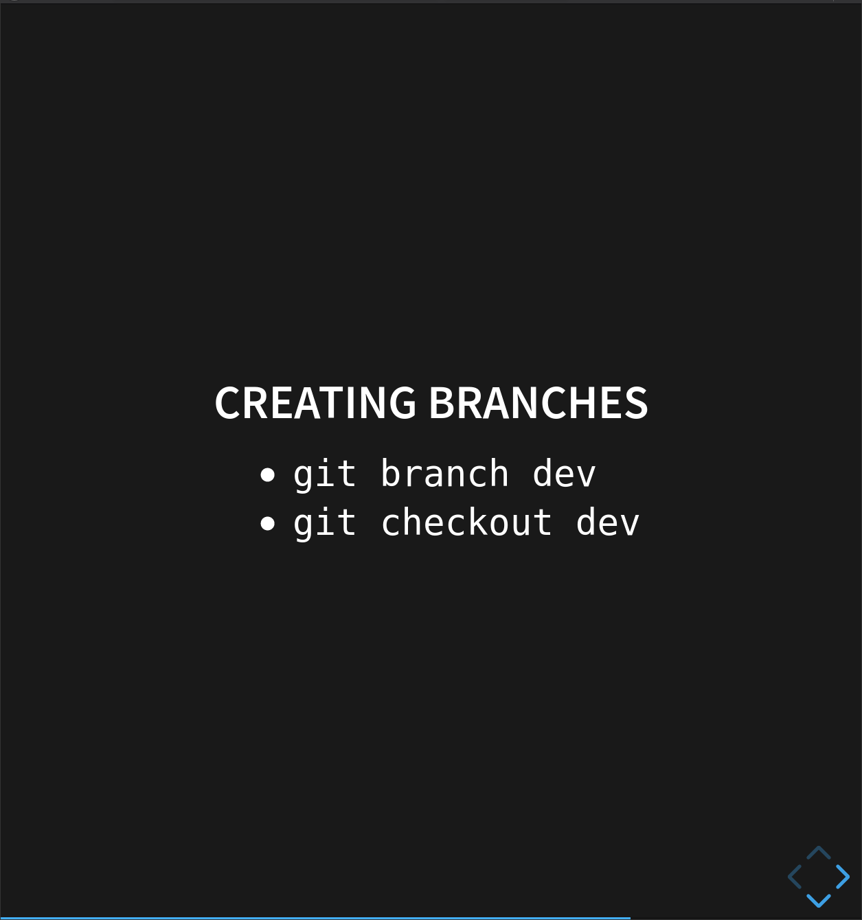 Creating branches