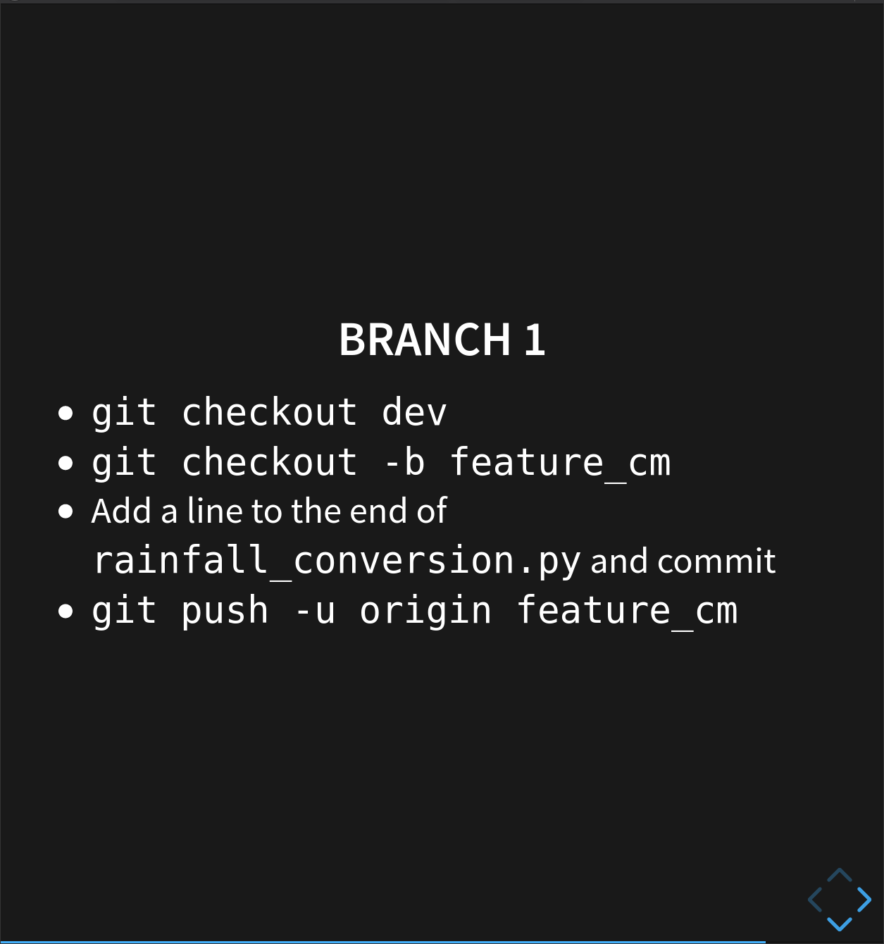 First branch changes