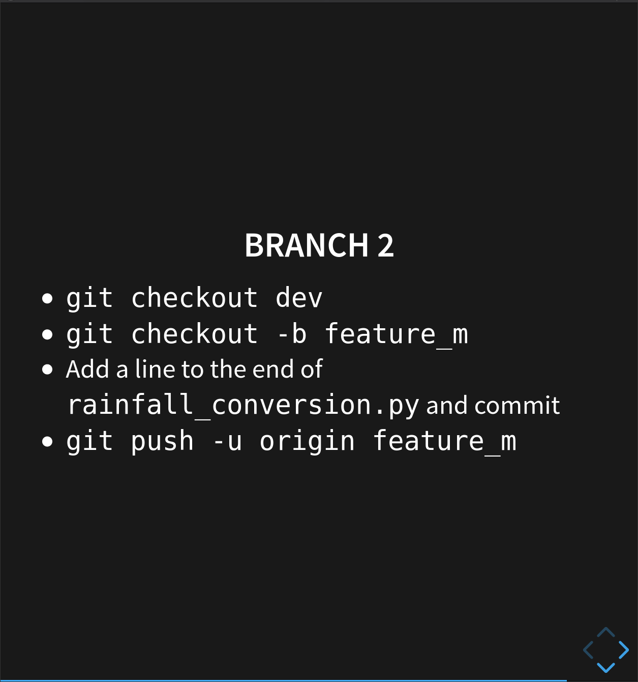 Second branch changes